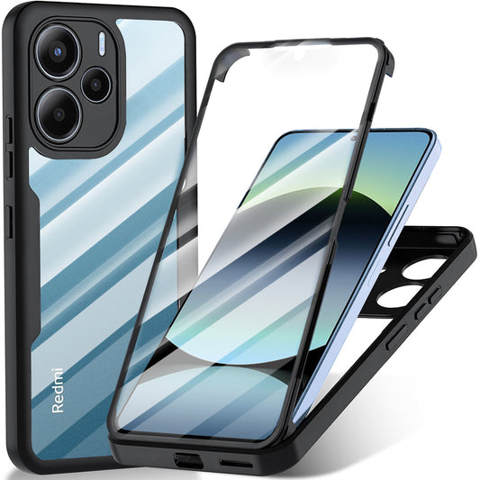 Pouzdro pro Xiaomi Redmi Note 14 4G (Standard), Techsuit, ColorVerse 360, Černé
