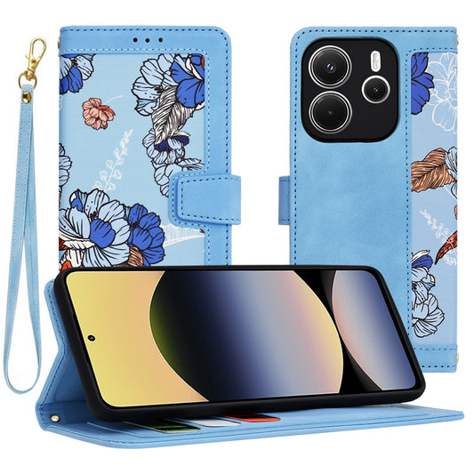 Pouzdro pro Xiaomi Redmi Note 14 4G (Standard), Techsuit, FlipCraft, Modrá