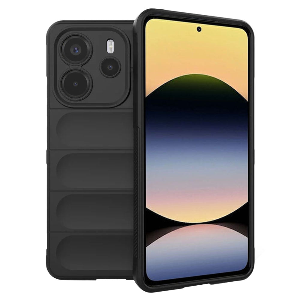 Pouzdro pro Xiaomi Redmi Note 14 4G (Standard), Techsuit, Magic Shield, Černá