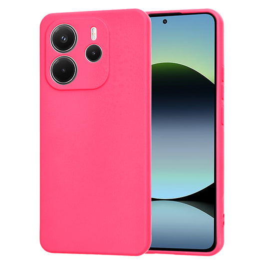 Pouzdro pro Xiaomi Redmi Note 14 4G (Standard), Techsuit, SoftFlex, Tmavě růžové