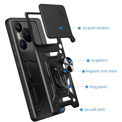 Case for Xiaomi Redmi Note 14 5G, Techsuit, CamShield, Blue