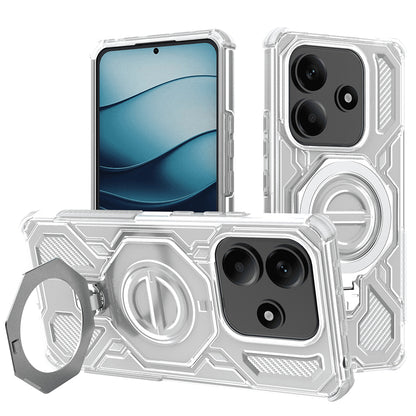 Pouzdro pro Xiaomi Redmi Note 14 5G, Techsuit, Carbon Shield Pro, bílé