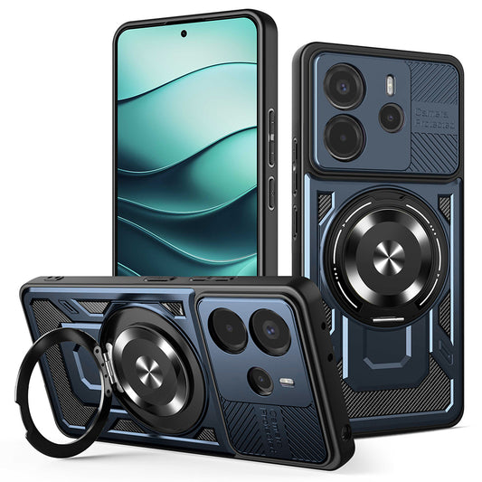 Pouzdro pro Xiaomi Redmi Note 14 5G, Techsuit, RuggedCam, Modré