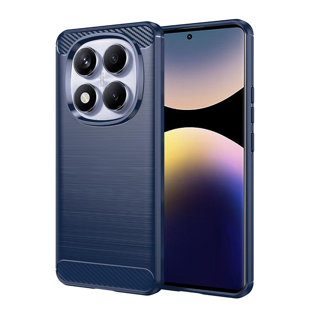 Pouzdro pro Xiaomi Redmi Note 14 Pro 4G, Techsuit, Carbon, Modrá