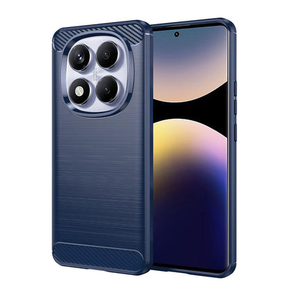 Pouzdro pro Xiaomi Redmi Note 14 Pro 4G, Techsuit, Carbon, Modrá