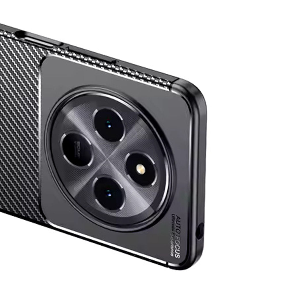 Pouzdro pro Xiaomi Redmi Note 14 Pro 4G, Techsuit, CarbonFiber, Černá
