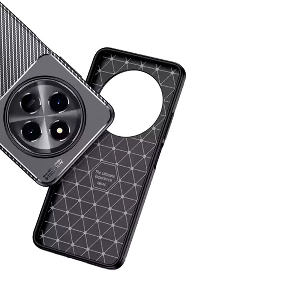 Pouzdro pro Xiaomi Redmi Note 14 Pro 4G, Techsuit, CarbonFiber, Černá