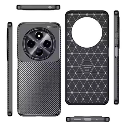 Pouzdro pro Xiaomi Redmi Note 14 Pro 4G, Techsuit, CarbonFiber, Černá