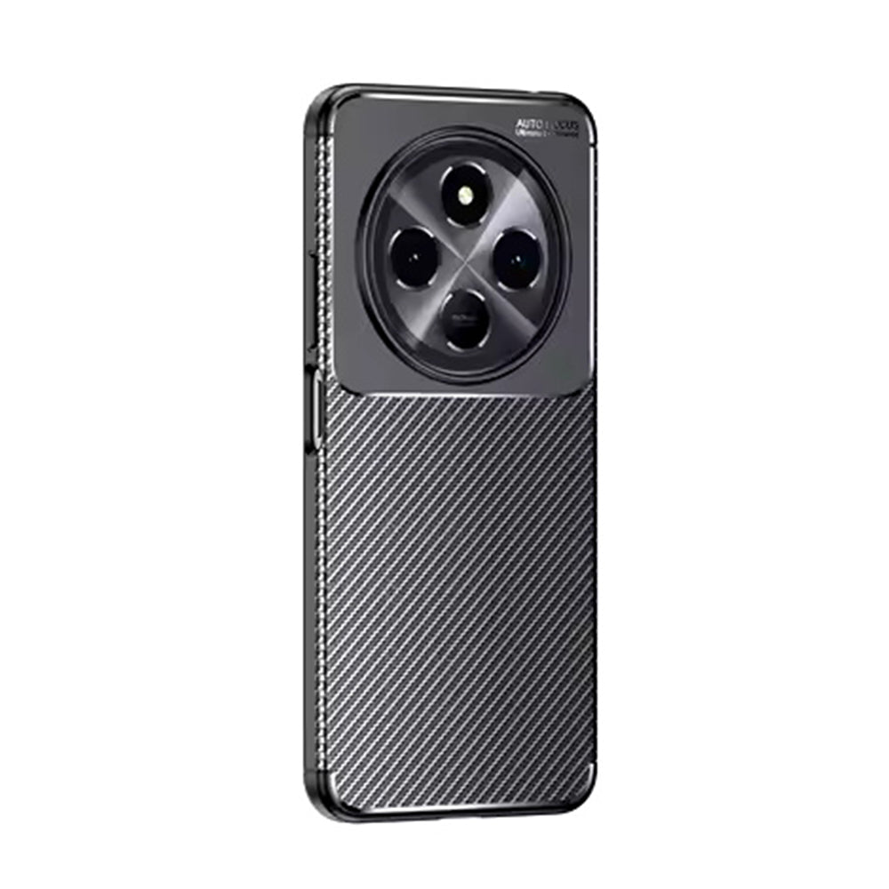 Pouzdro pro Xiaomi Redmi Note 14 Pro 4G, Techsuit, CarbonFiber, Černá