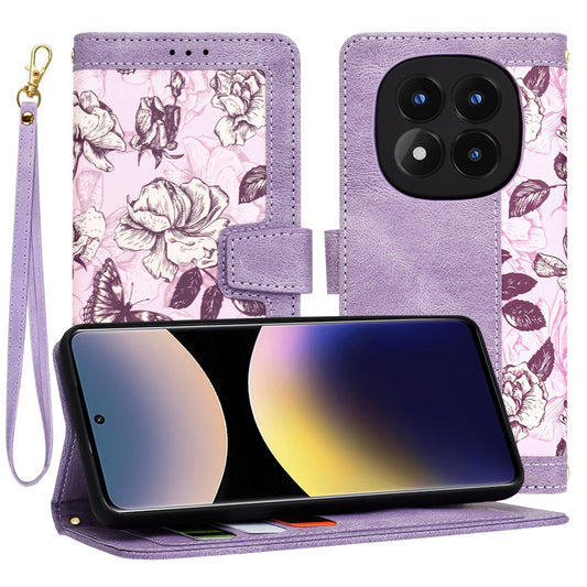Pouzdro pro Xiaomi Redmi Note 14 Pro 4G, Techsuit, FlipCraft, Fialové