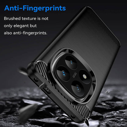 Pouzdro pro Xiaomi Redmi Note 14 Pro+ 5G, Techsuit, Carbon, Černé