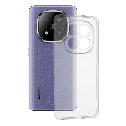 Pouzdro pro Xiaomi Redmi Note 14 Pro+ 5G, Techsuit, Průhledné, Transparentní