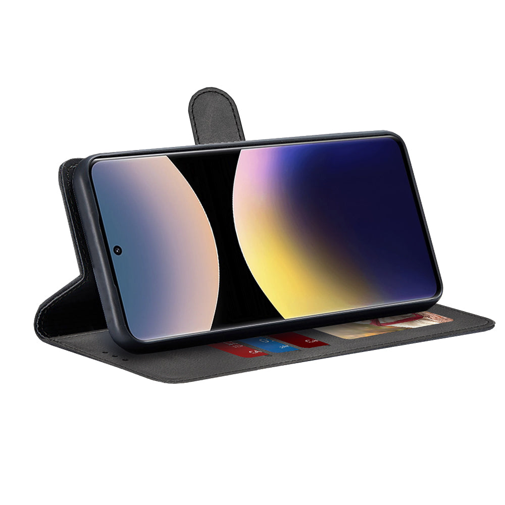 Pouzdro pro Xiaomi Redmi Note 14 Pro+ 5G, Techsuit, Diary Book, Černé