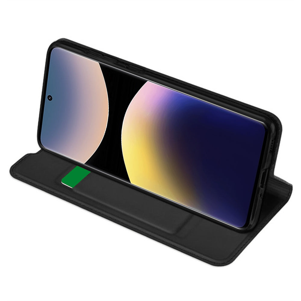 Pouzdro pro Xiaomi Redmi Note 14 Pro+ 5G, Techsuit, Magskin Book, Černé