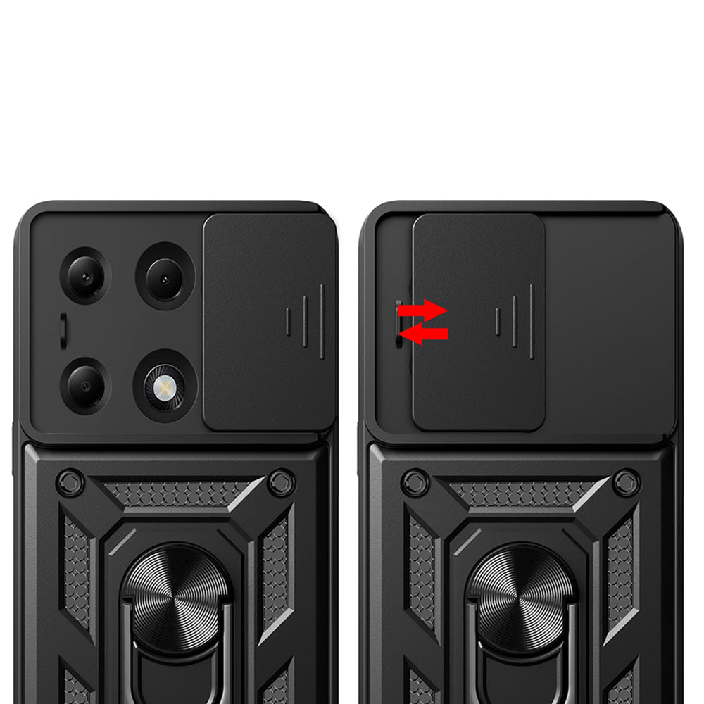 Pouzdro pro Xiaomi Redmi Note 14S / Note 13 Pro 4G / Poco M6 Pro 4G, Techsuit, CamShield, Modré