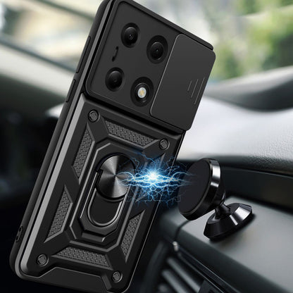 Pouzdro pro Xiaomi Redmi Note 14S / Note 13 Pro 4G / Poco M6 Pro 4G, Techsuit, CamShield, Černé