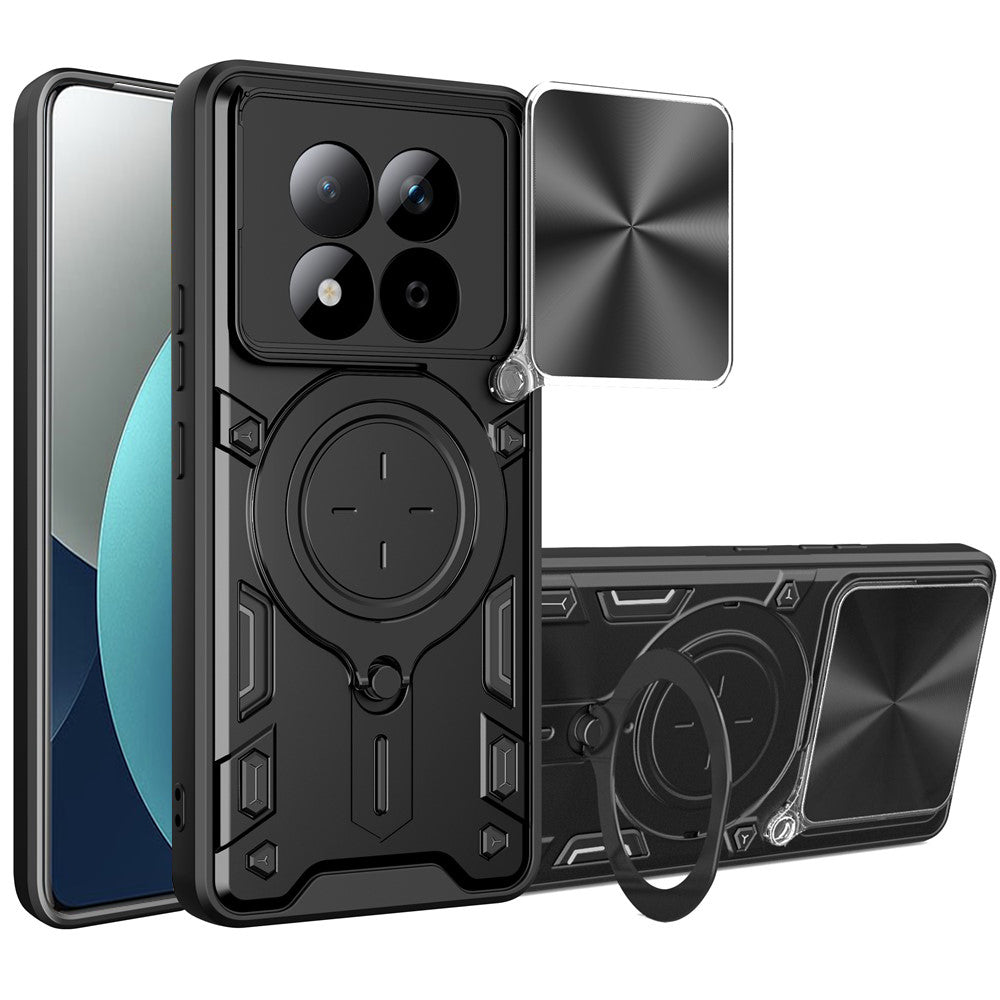 Pouzdro pro Xiaomi Redmi Note 15 Pro 4G, Techsuit, CamGuard Pro, Černá