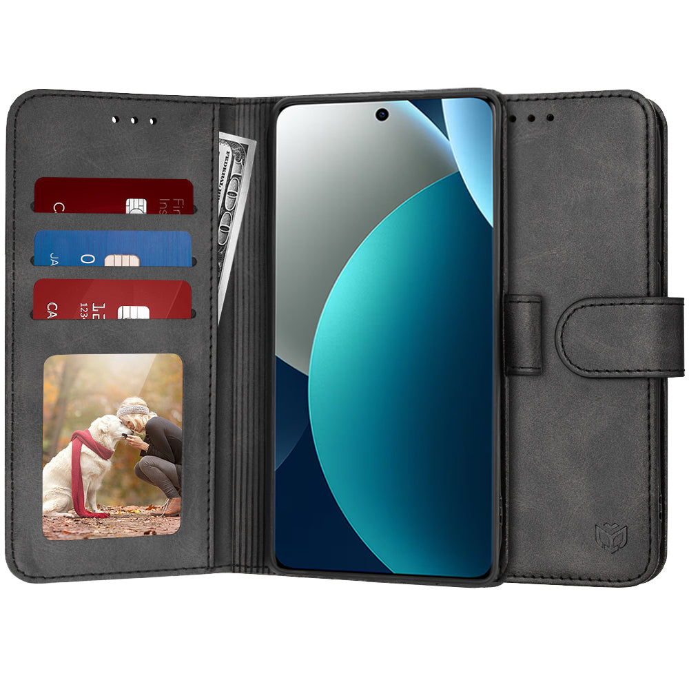 Pouzdro pro Xiaomi Redmi Note 15 Pro 4G, Techsuit, Diary Book, Černá