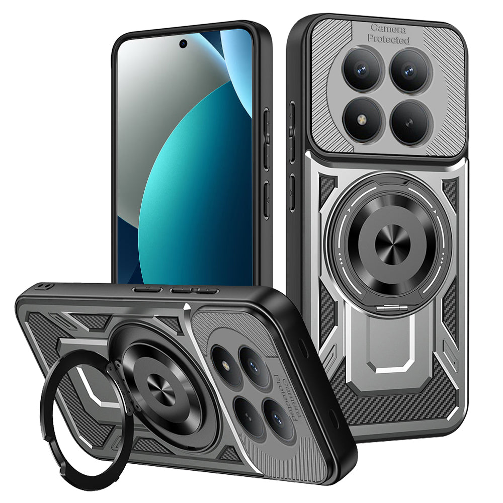 Pouzdro pro Xiaomi Redmi Note 15 Pro 4G, Techsuit, RuggedCam, Šedé