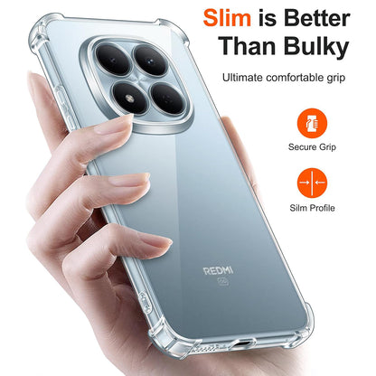 Pouzdro pro Xiaomi Redmi Note 15 Pro 4G, Techsuit, Shockproof Clear, Průhledné