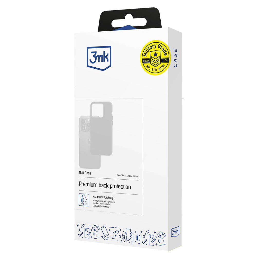 Case for Xiaomi Redmi Note 15 Pro 5G, 3MK, Matte Black