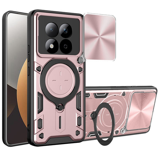 Pouzdro pro Xiaomi Redmi Note 15 Pro 5G, Techsuit, CamGuard Pro, Růžové Zlato