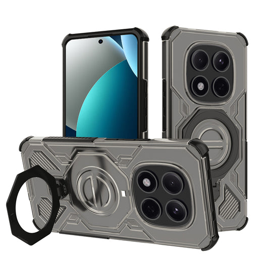 Pouzdro pro Xiaomi Redmi Note 15 Pro 5G, Techsuit, Carbon Shield Pro, Kouřové