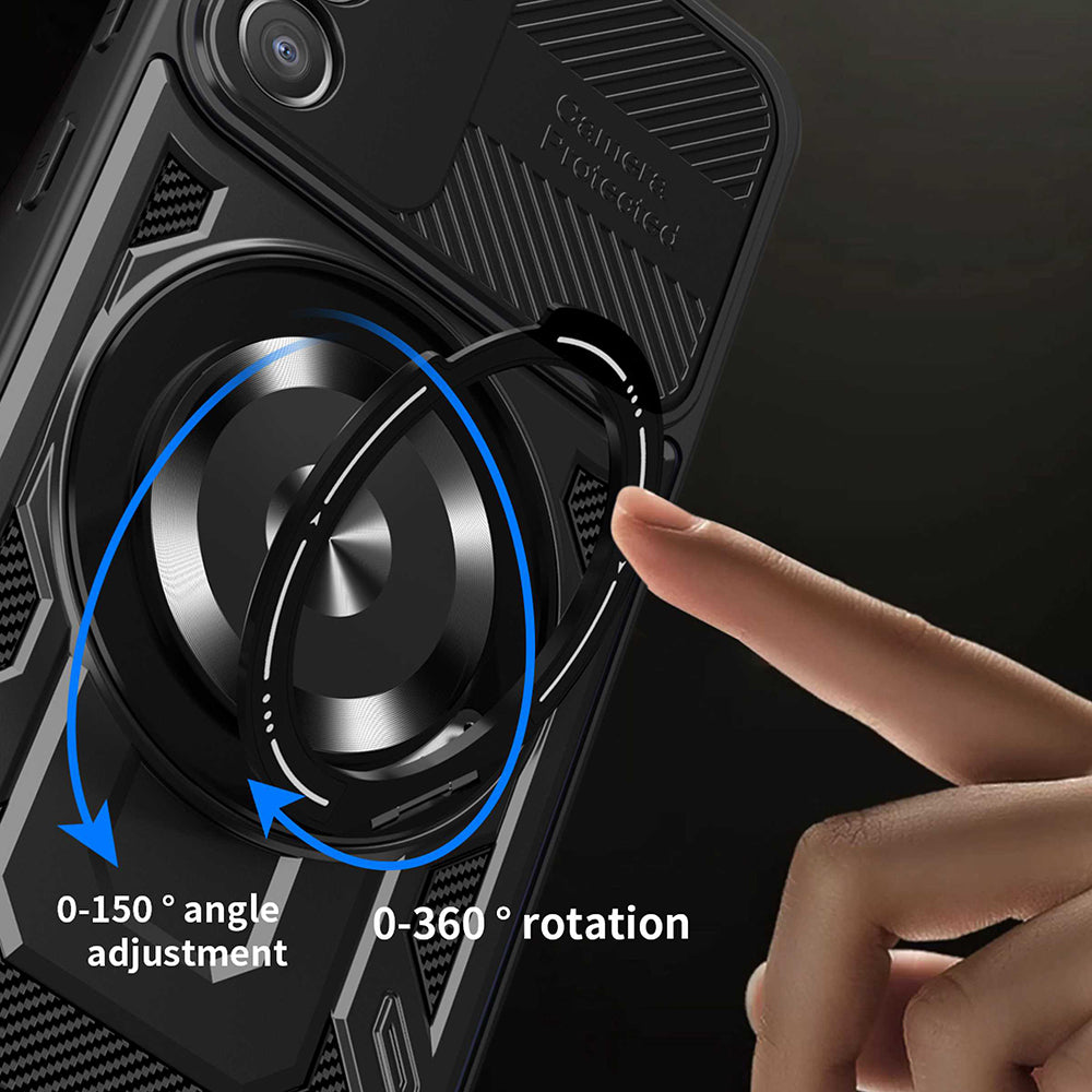 Pouzdro pro Xiaomi Redmi Note 15 Pro 5G, Techsuit, RuggedCam, Černá