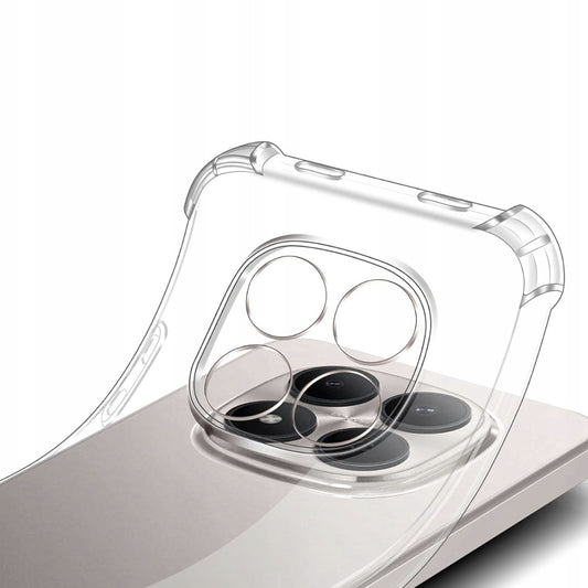 Pouzdro pro Xiaomi Redmi Note 15 Pro 5G, Techsuit, Shockproof Clear, Transparentní