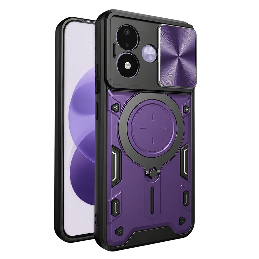 Pouzdro pro Xiaomi Redmi Note 17 4G / Note 17 5G, Techsuit, CamGuard Pro, fialové