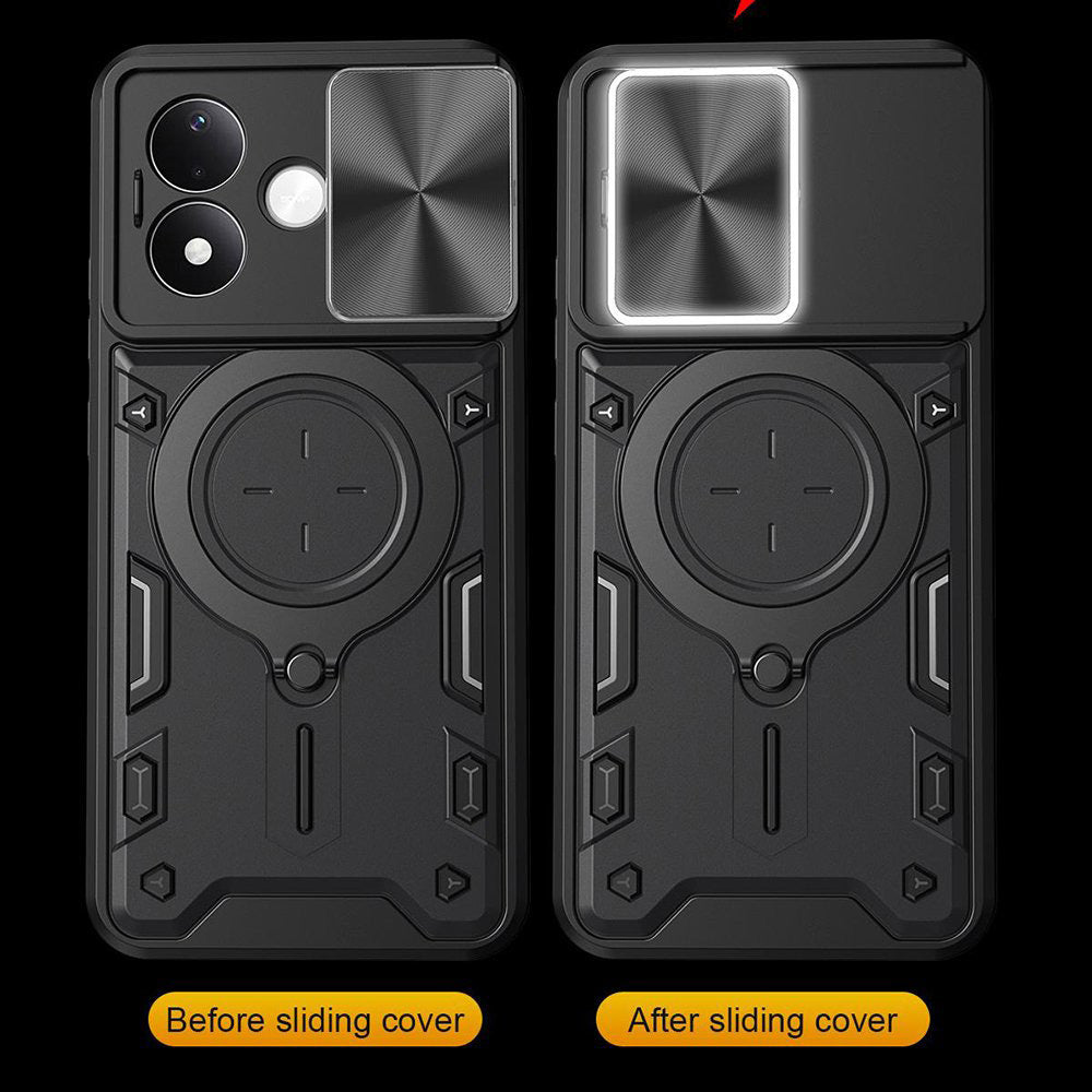 Pouzdro pro Xiaomi Redmi Note 17 4G / Note 17 5G, Techsuit, CamGuard Pro, fialové