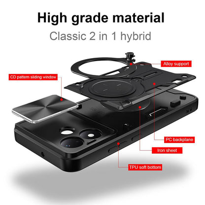 Pouzdro pro Xiaomi Redmi Note 17 4G / Note 17 5G, Techsuit, CamGuard Pro, fialové