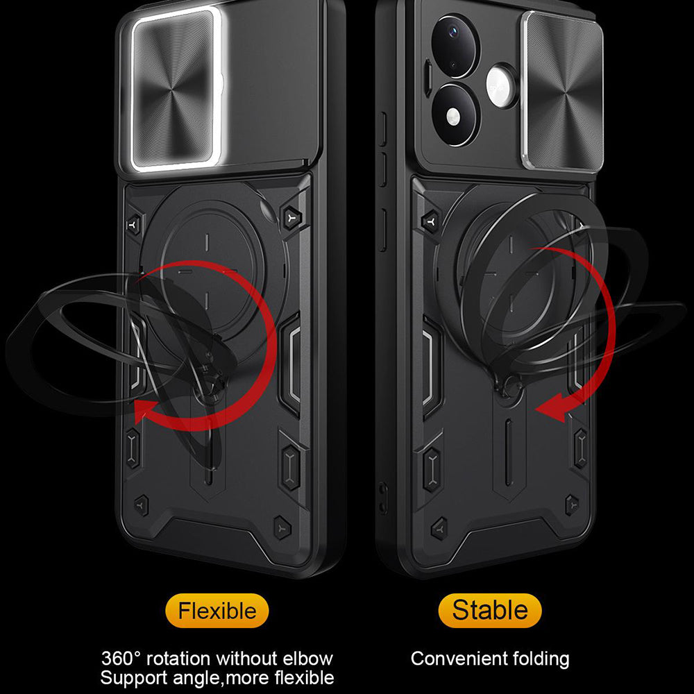 Case for Xiaomi Redmi Note 17 4G / Note 17 5G, Techsuit, CamGuard Pro, Black