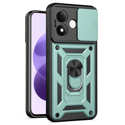 Pouzdro pro Xiaomi Redmi Note 17 4G / Note 17 5G, Techsuit, CamShield, zelené