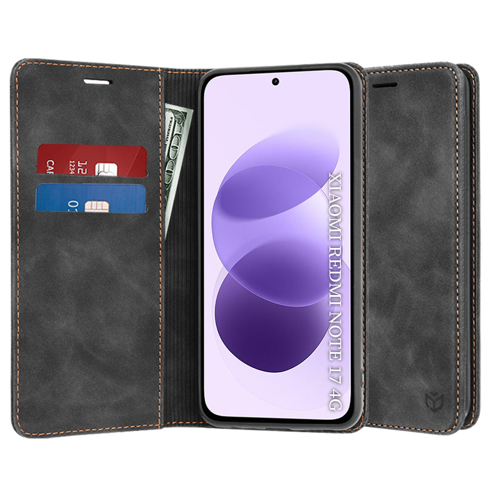 Pouzdro pro Xiaomi Redmi Note 17 4G / Note 17 5G, Techsuit, Confy, černé