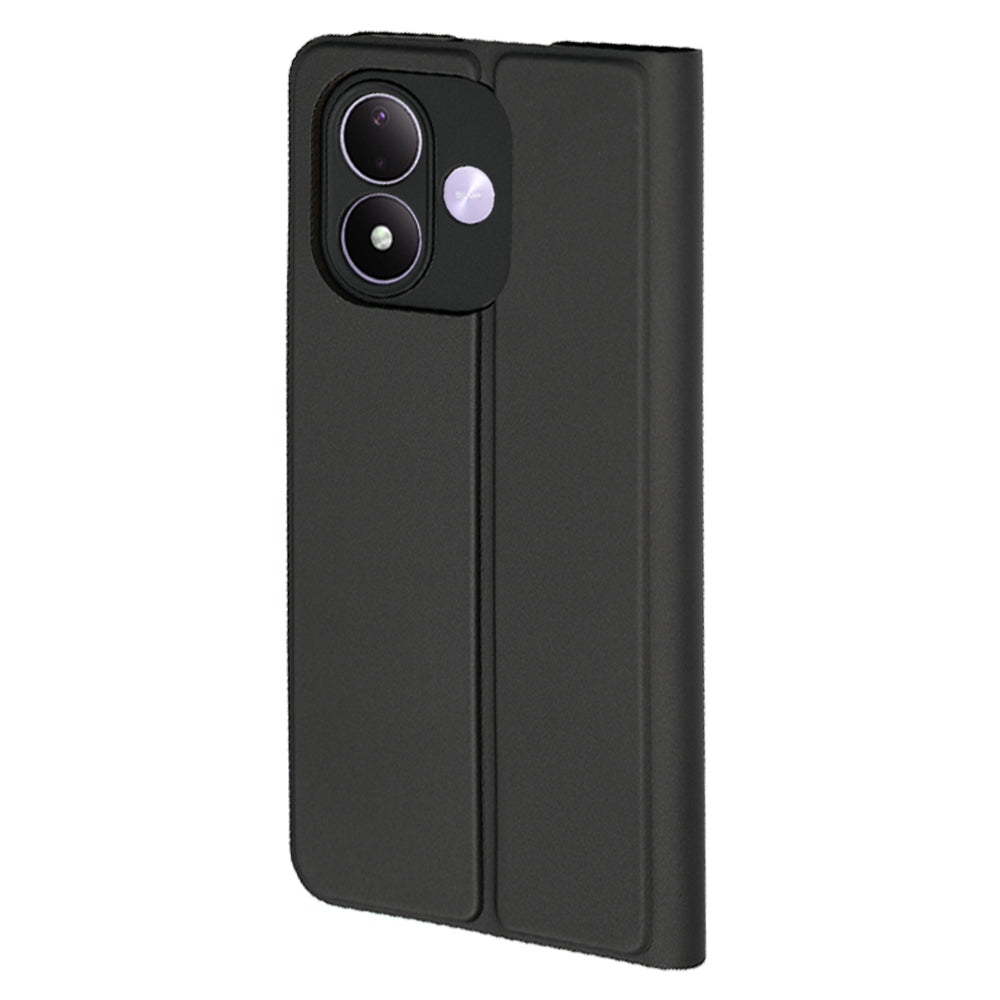 Pouzdro pro Xiaomi Redmi Note 17 4G / Note 17 5G, Techsuit, Magskin Book, černé