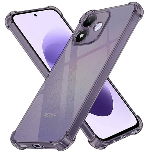 Pouzdro pro Xiaomi Redmi Note 17 4G / Note 17 5G, Techsuit, Shockproof Clear, kouřové