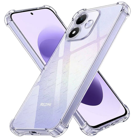 Pouzdro pro Xiaomi Redmi Note 17 4G / Note 17 5G, Techsuit, průhledné, odolné proti nárazům