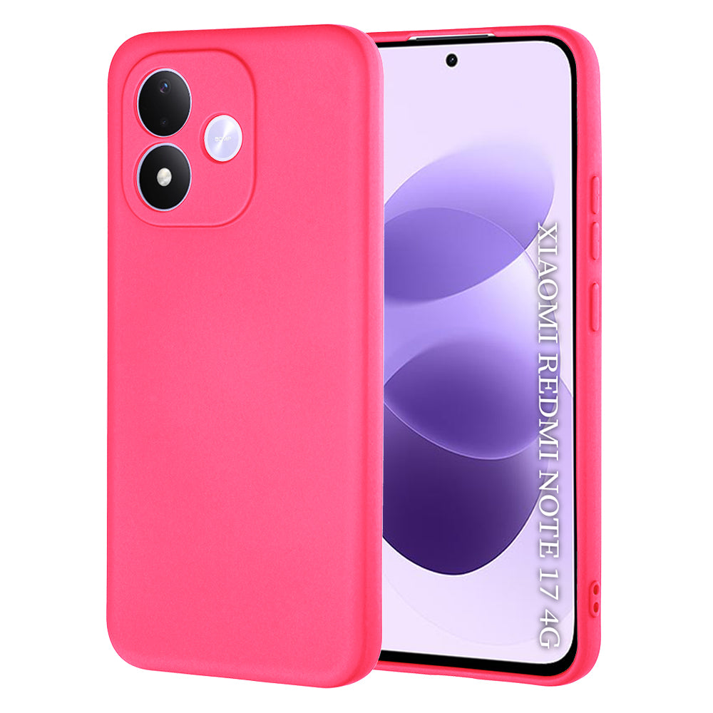 Pouzdro pro Xiaomi Redmi Note 17 4G / Note 17 5G, Techsuit, SoftFlex, tmavě růžové