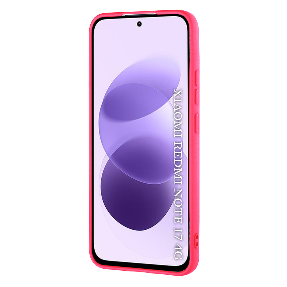 Pouzdro pro Xiaomi Redmi Note 17 4G / Note 17 5G, Techsuit, SoftFlex, tmavě růžové