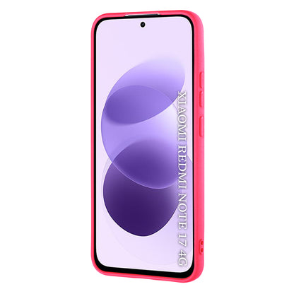 Pouzdro pro Xiaomi Redmi Note 17 4G / Note 17 5G, Techsuit, SoftFlex, tmavě růžové