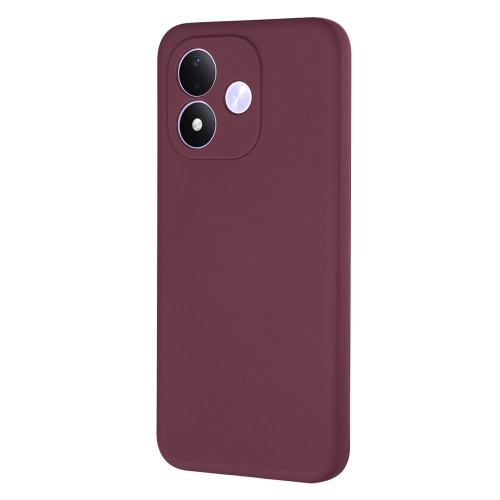 Pouzdro pro Xiaomi Redmi Note 17 4G / Note 17 5G, Techsuit, SoftFlex, vínové