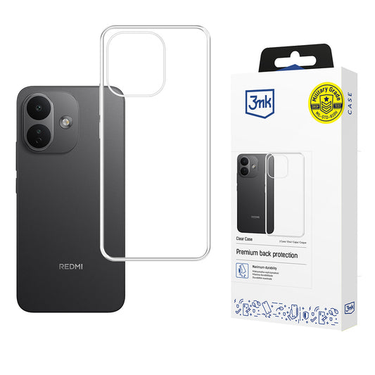 Pouzdro pro Xiaomi Redmi Note 17 Pro, 3MK, Clear, Transparentní