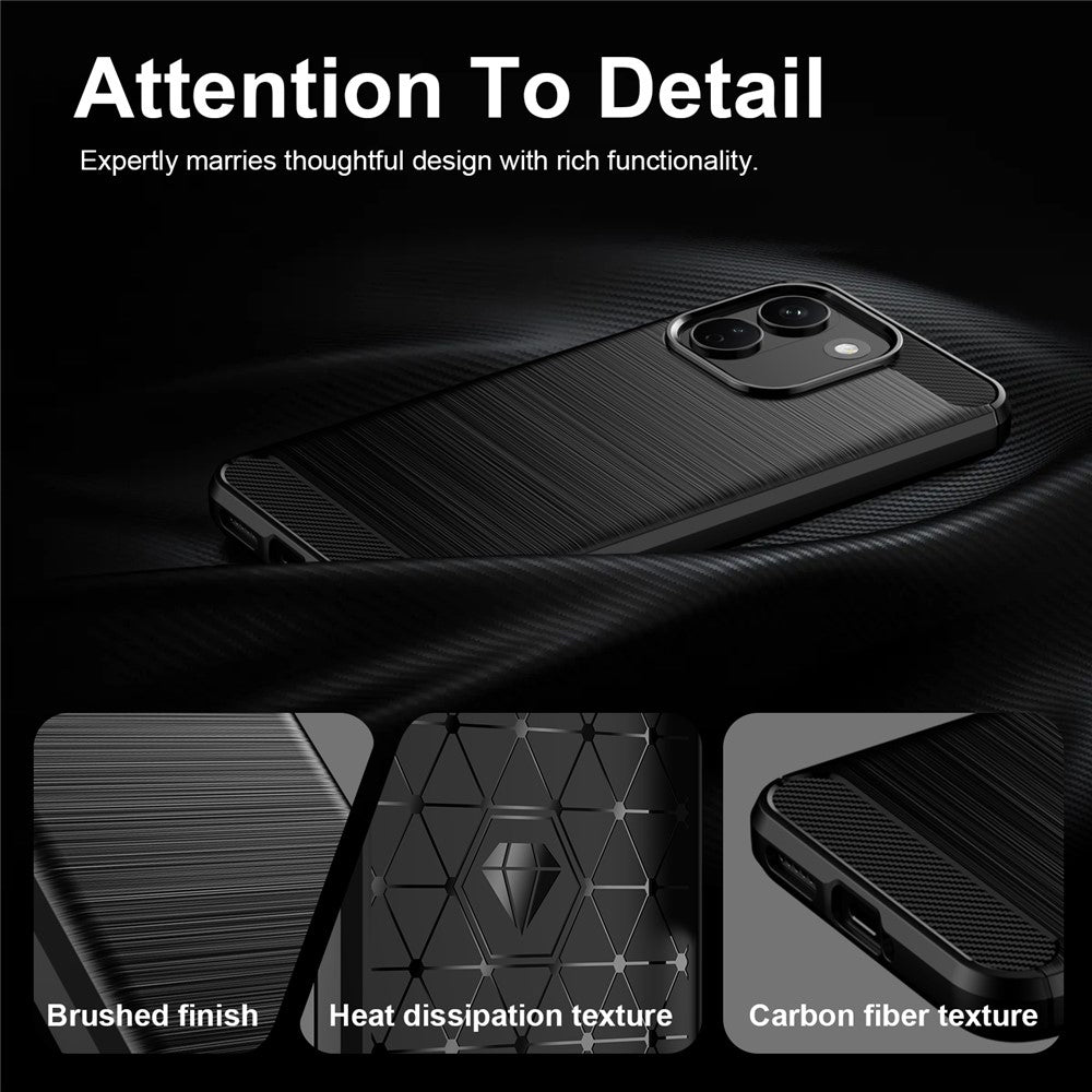 Pouzdro pro Xiaomi Redmi Note 17 Pro Max, Techsuit, Carbon, Černé