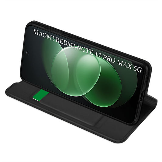 Pouzdro pro Xiaomi Redmi Note 17 Pro Max, Techsuit, Magskin Book, Černé