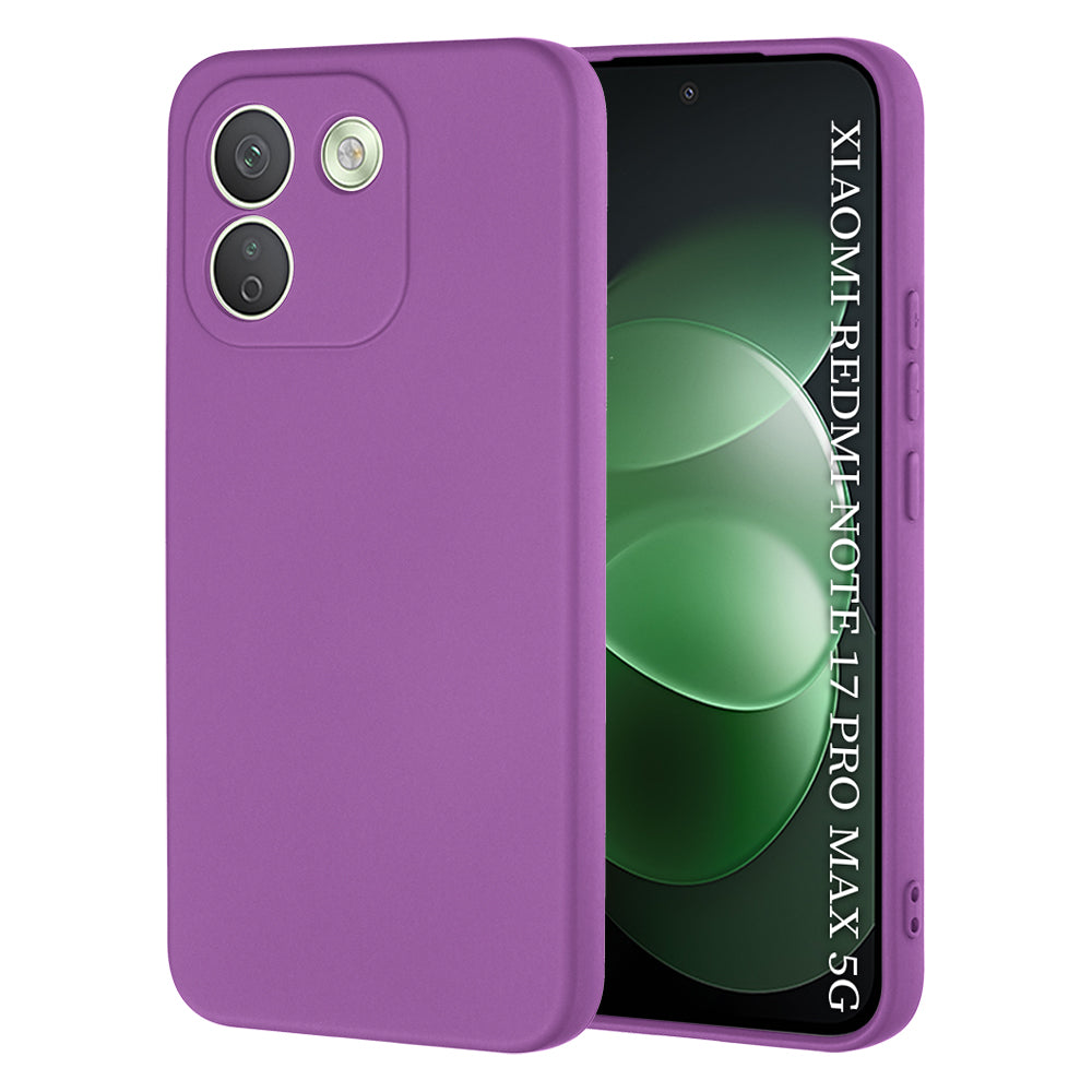 Case for Xiaomi Redmi Note 17 Pro Max, Techsuit, SoftFlex, Purple
