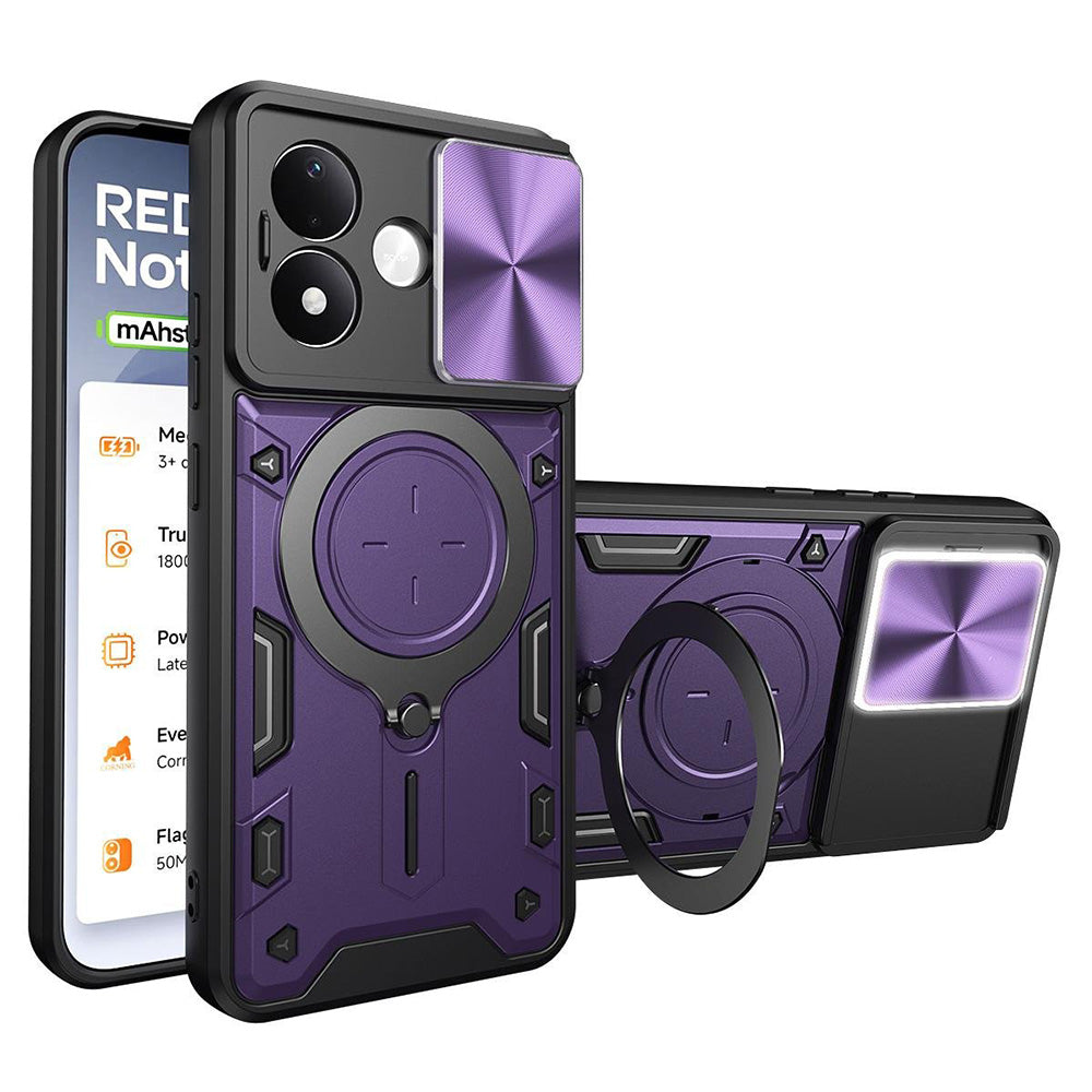 Case for Xiaomi Redmi Note 17 Pro, Techsuit, CamGuard Pro, Purple