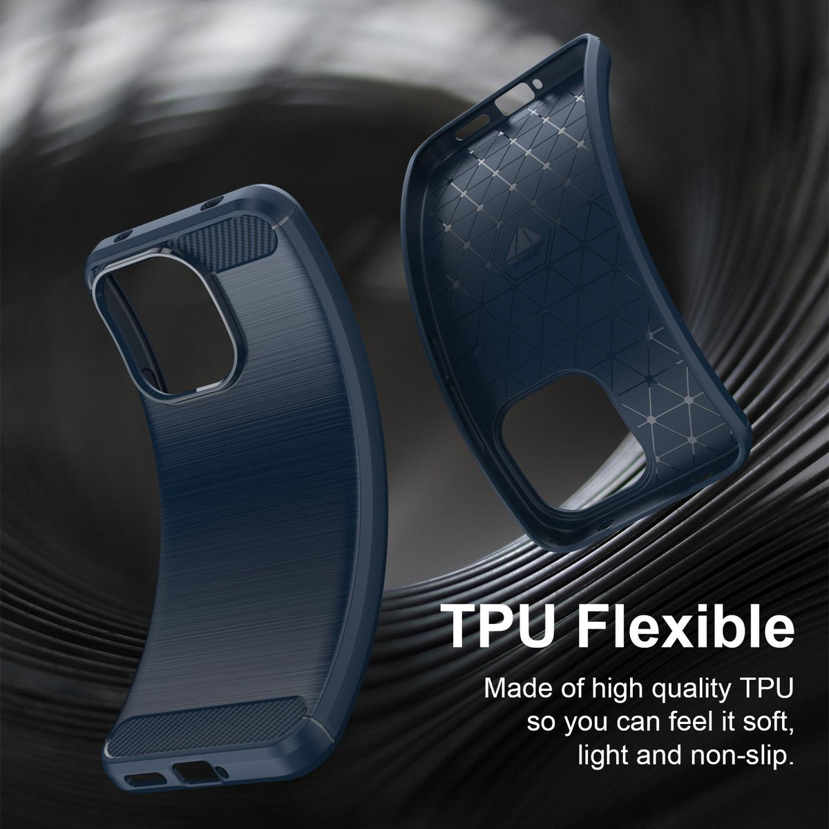 Case for Xiaomi Redmi Note 17 Pro, Techsuit, Carbon, Blue