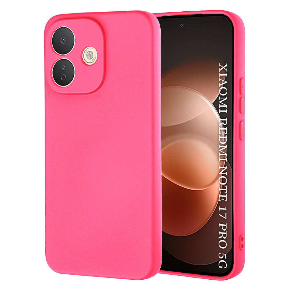 Pouzdro pro Xiaomi Redmi Note 17 Pro, Techsuit, SoftFlex, tmavě růžové