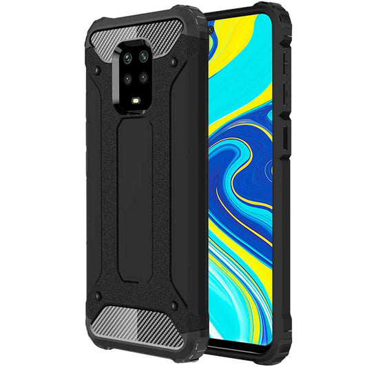 Pouzdro pro Xiaomi Redmi Note 9S / Note 9 Pro / Note 9 Pro Max, Techsuit, Hybrid Armor, Černé